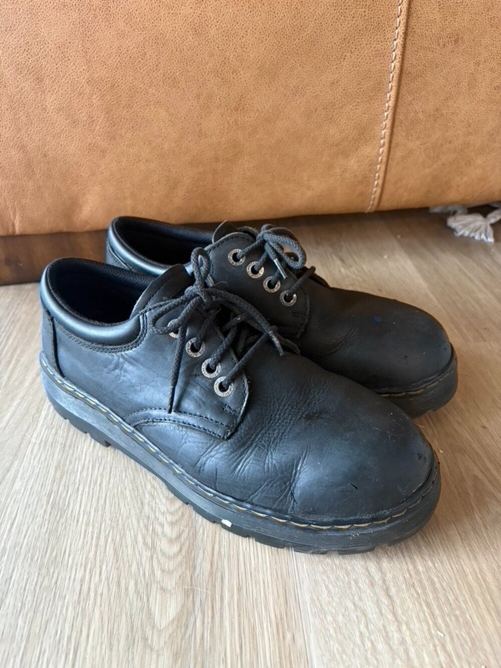 Dr. Martens Steel Toe Safety shoes Black boots Mens 11 EU 45
